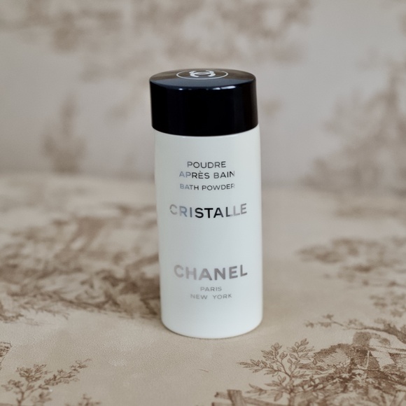 Rare Vintage CHANEL CRISTALLE Talc Bath Powder - Picture 8 of 12